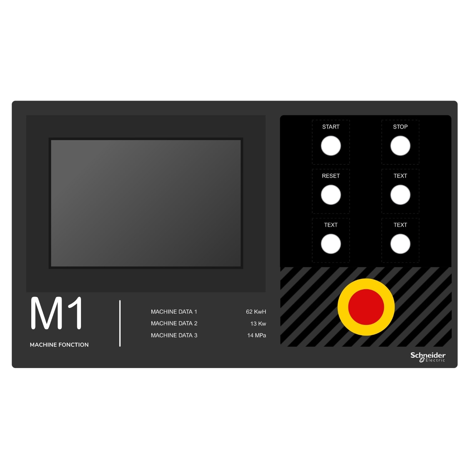 SCHNEIDER ELECTRIC - SNRZBYLEG503001 ADESIVO 500X300 PERSONALIZZATA