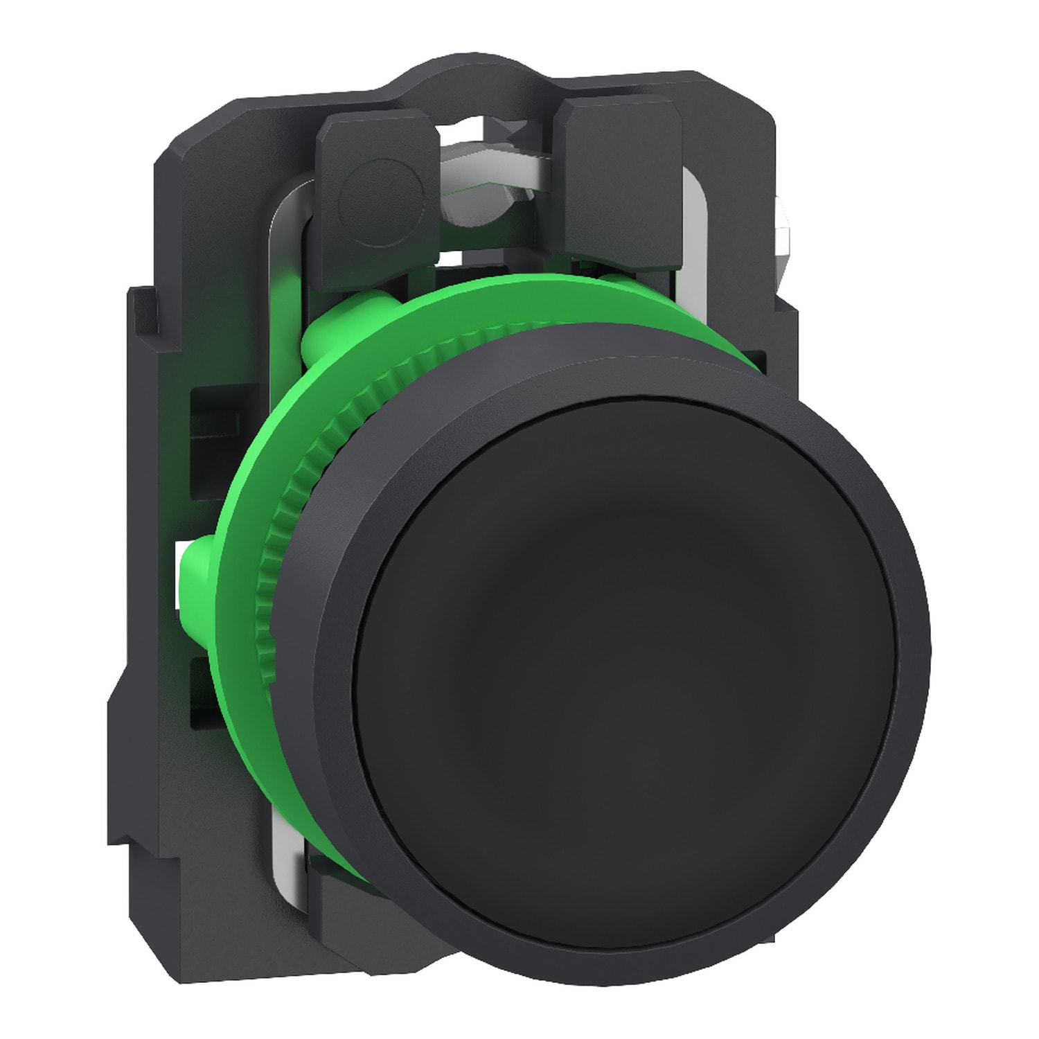 SCHNEIDER ELECTRIC - SNRXB5AA215 Pulsante nero 1NO push-in