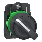 SCHNEIDER ELECTRIC - SNRXB5AD415 Selettore a leva, Harmony XB5, plastica, nero, 22 mm, 2 posizioni, con ritorno da destra a sinistra, 1 NO, contatti Push-in