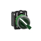 SCHNEIDER ELECTRIC - SNRXB5AK123M5C0 SELETT. LUM.VERDE LED 230V GHIERA GRIGIA