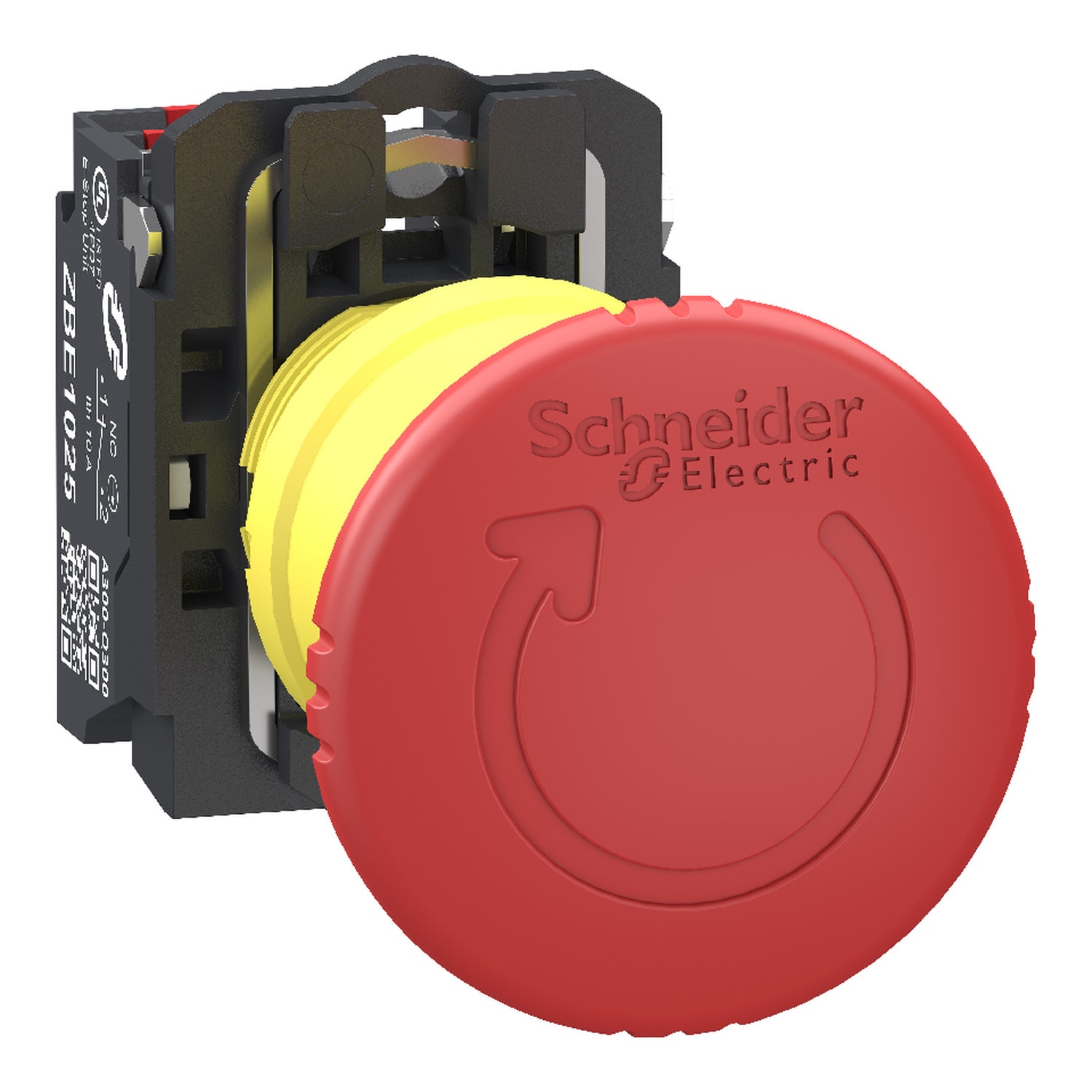 SCHNEIDER ELECTRIC - SNRXB5AS84445 FUNGO EMERGENZA ROSSO 2NC PUSH-IN