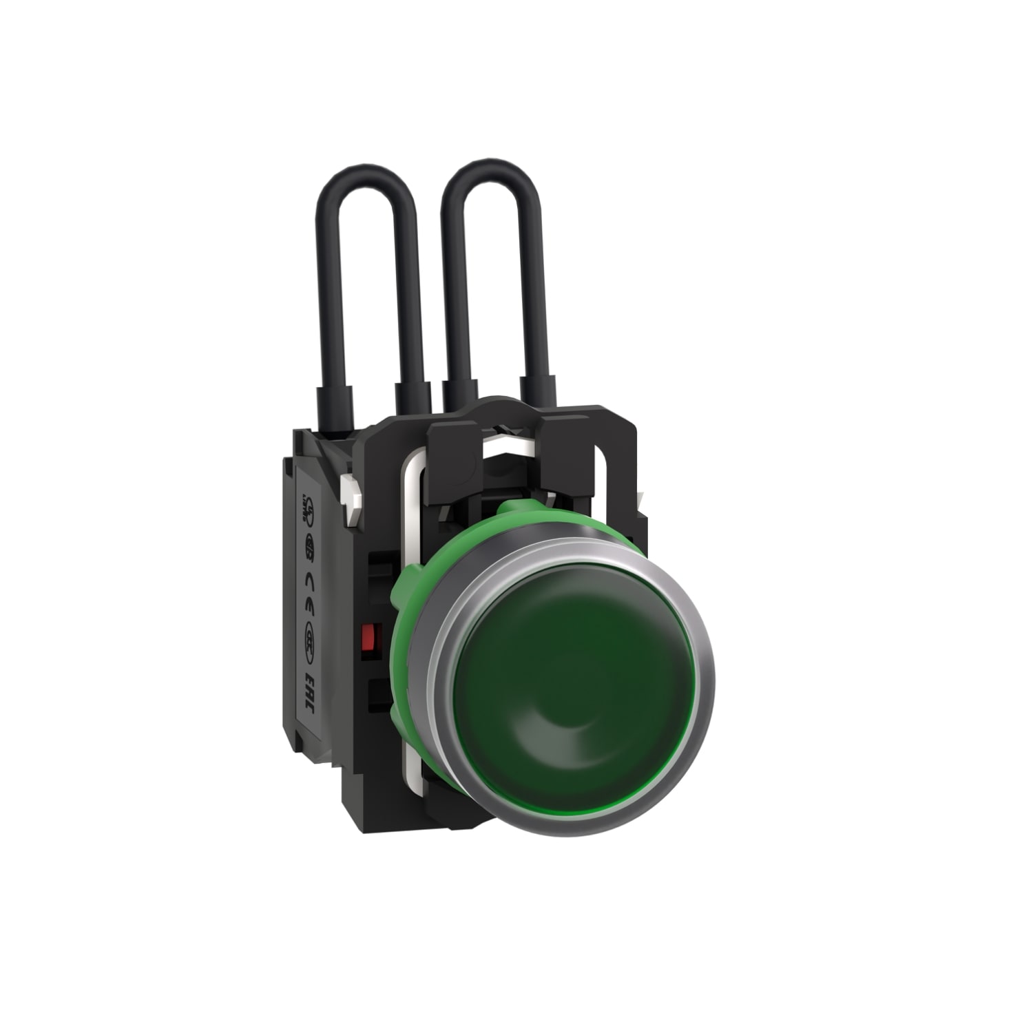 SCHNEIDER ELECTRIC - SNRXB5AW23G5 Pulsante di test lampada spia verde 110 120Vac- Ø22