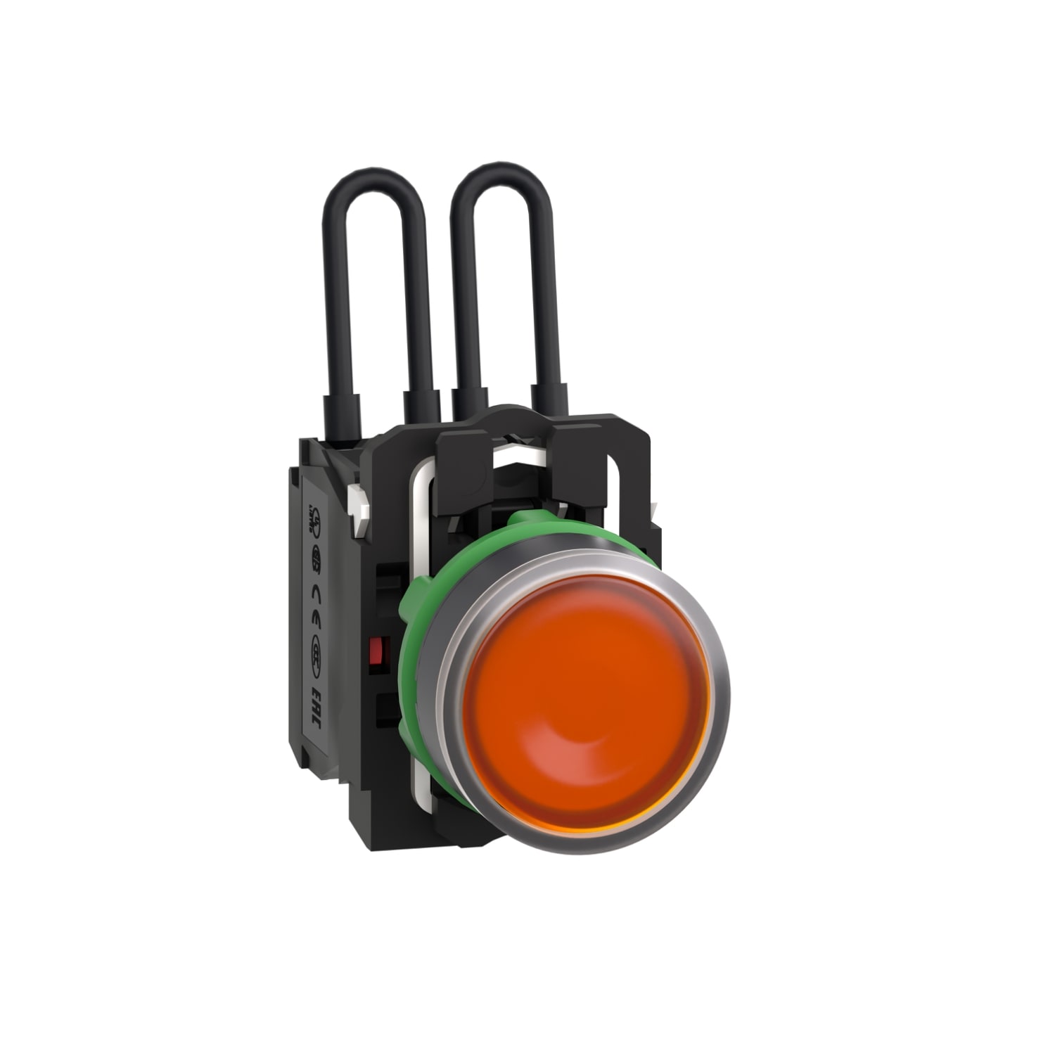 SCHNEIDER ELECTRIC - SNRXB5AW25G5 Pulsante test lamp.spia arancio 110 120V