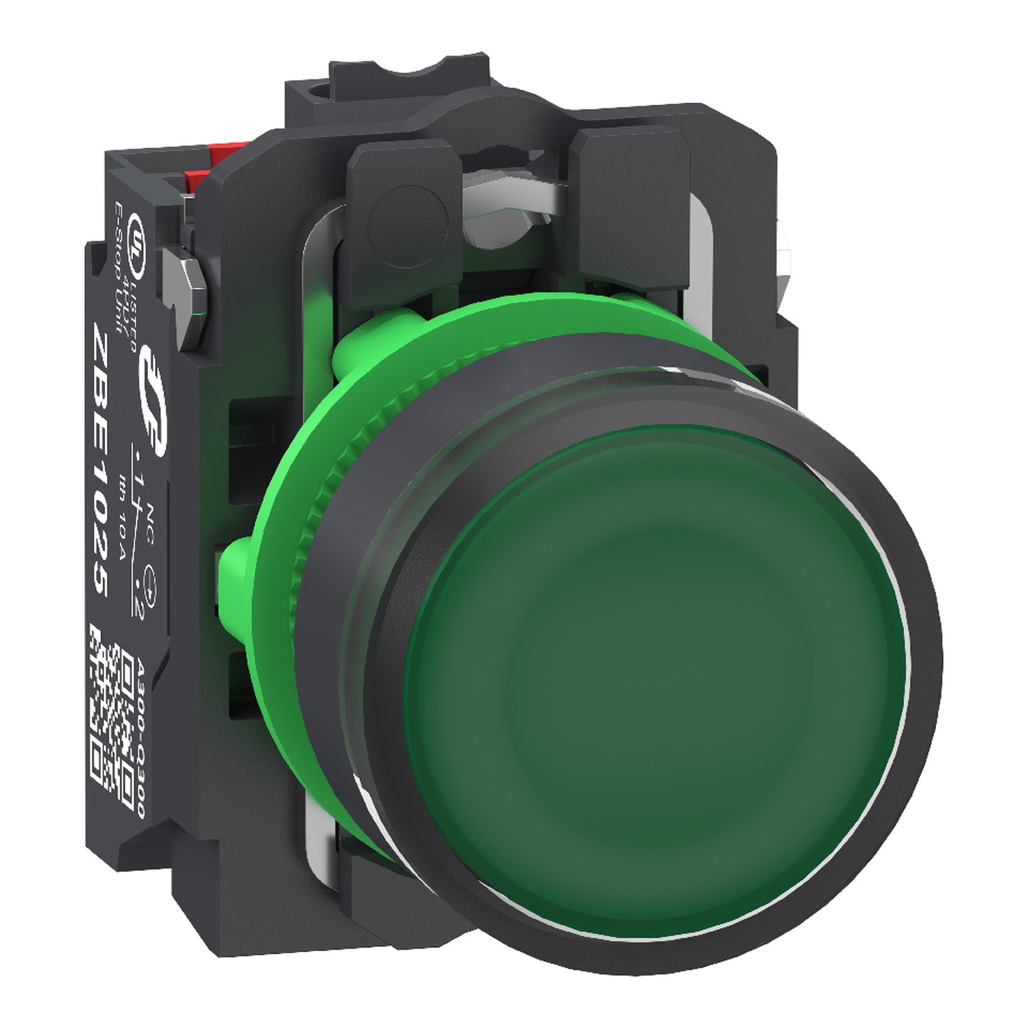 SCHNEIDER ELECTRIC - SNRXB5AW33B55 PULSANTE LUM. VERDE 24V NO+NC PUSH-IN