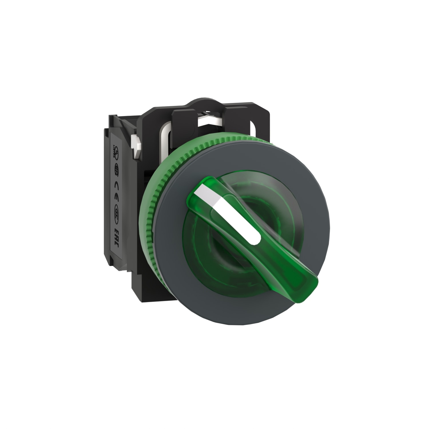 SCHNEIDER ELECTRIC - SNRXB5FK123M5 Selett. lum.verde 2pos.filopannello 230V