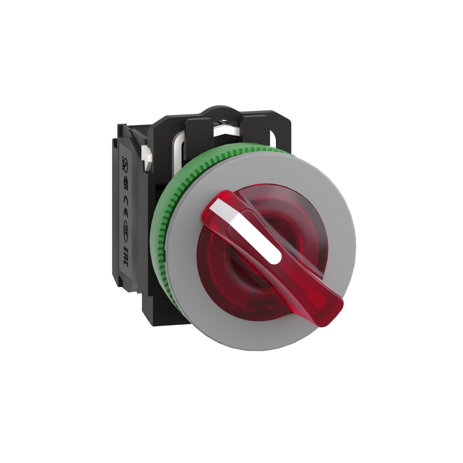 SCHNEIDER ELECTRIC - SNRXB5FK124G5C0 Selett. lum. rosso 2 pos. 120V NO+NC