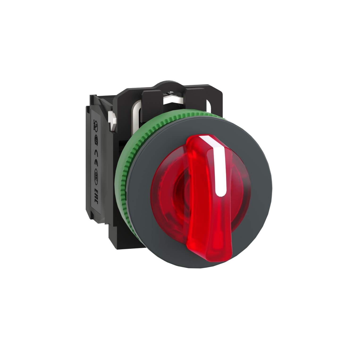 SCHNEIDER ELECTRIC - SNRXB5FK134B5 SELETT. LUM. ROSSO 3POS.FILOPANNELLO 24V