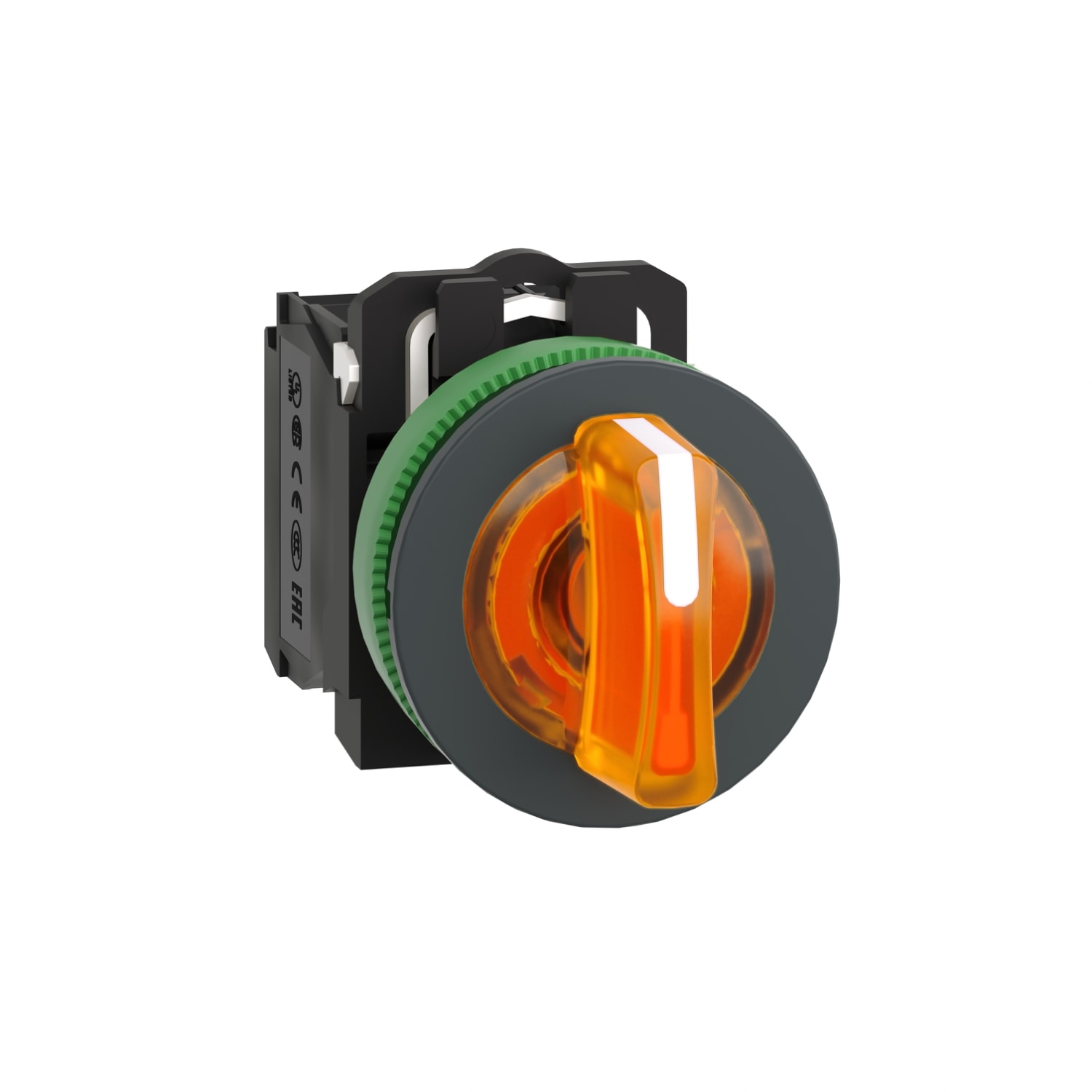 SCHNEIDER ELECTRIC - SNRXB5FK135B5 Selett. lum.aranc. 3pos.filopannello 24V