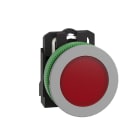 SCHNEIDER ELECTRIC - SNRXB5FVG4C0 Lampada spia rossa 120Vac filopannello - Ø30 - LED universale - ghiera grigia - Ø30 - LED universale
