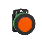 SCHNEIDER ELECTRIC - SNRXB5FVG5 Harmony XB5, lampada spia arancione filopannello Ø30, 120Vac, in plastica, con LED universale