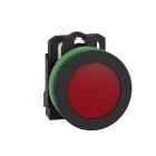 SCHNEIDER ELECTRIC - SNRXB5FVM4 Harmony XB5, lampada spia rossa filopannello Ø30, 230Vac, in plastica, con LED universale