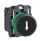 SCHNEIDER ELECTRIC - SNRXB5AA3351 Pulsante nero Ø22 - filoghiera ad impulso - 1NO