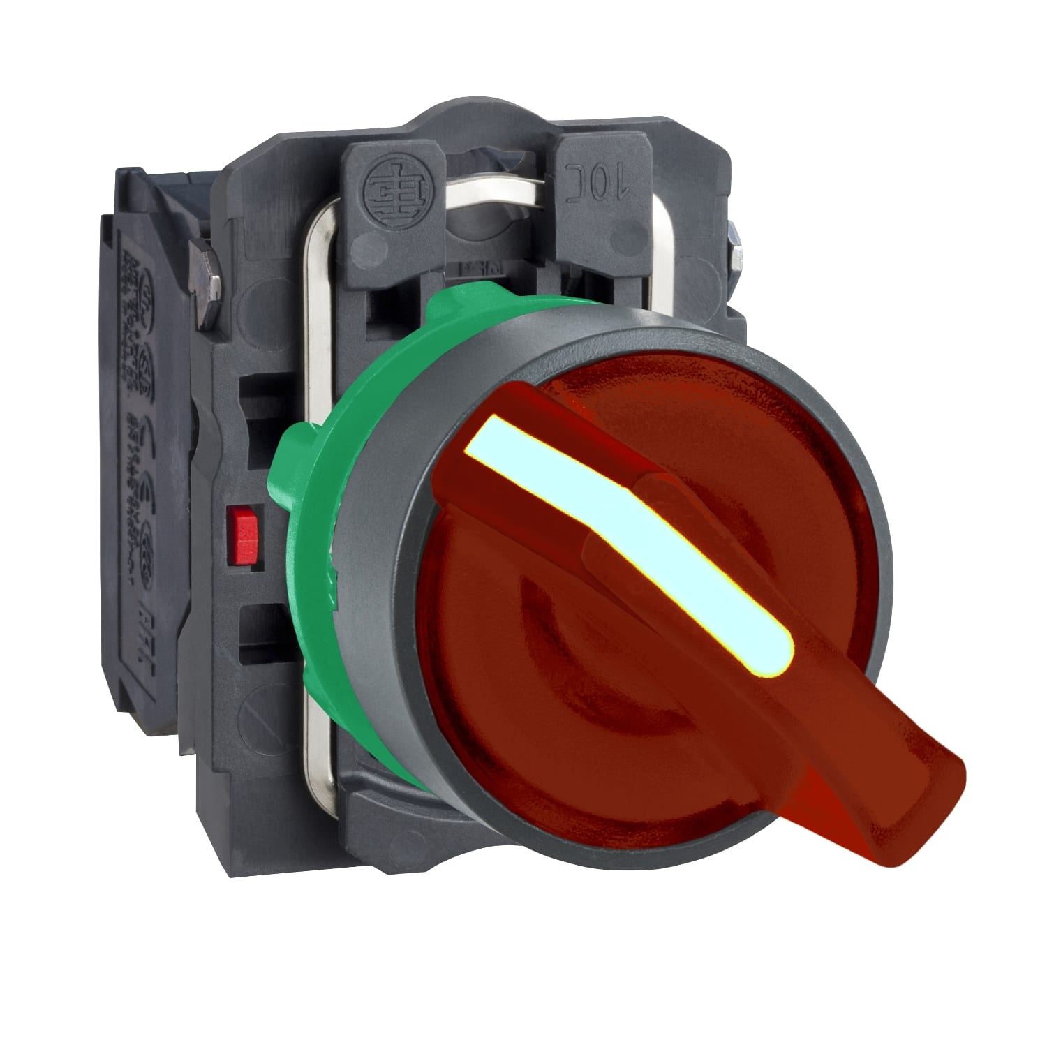 SCHNEIDER ELECTRIC - SNRXB5AK124B5 SELETTORE LUMINOSO ROSSO LED 24V
