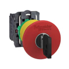 SCHNEIDER ELECTRIC - SNRXB5AS9445 PULSANTE FUNGO ROSSO EMERGENZA CHIAVE