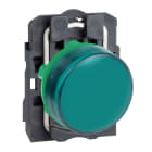 SCHNEIDER ELECTRIC - SNRXB5AVM3 Lampada spia completa Ø22 - IP65 - verde - LED universale - 230Vacac