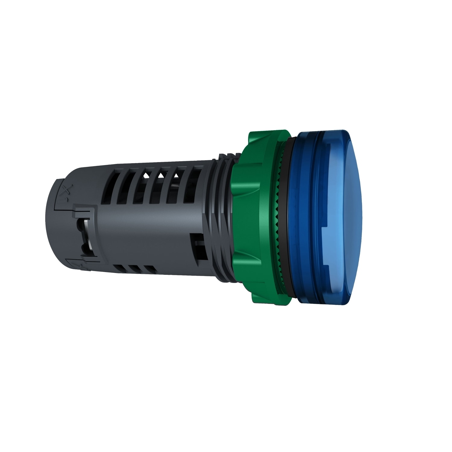 SCHNEIDER ELECTRIC - SNRXB5EVM6 Lampada spia monoblocco blu Ø22 con LED integrato 230Vac