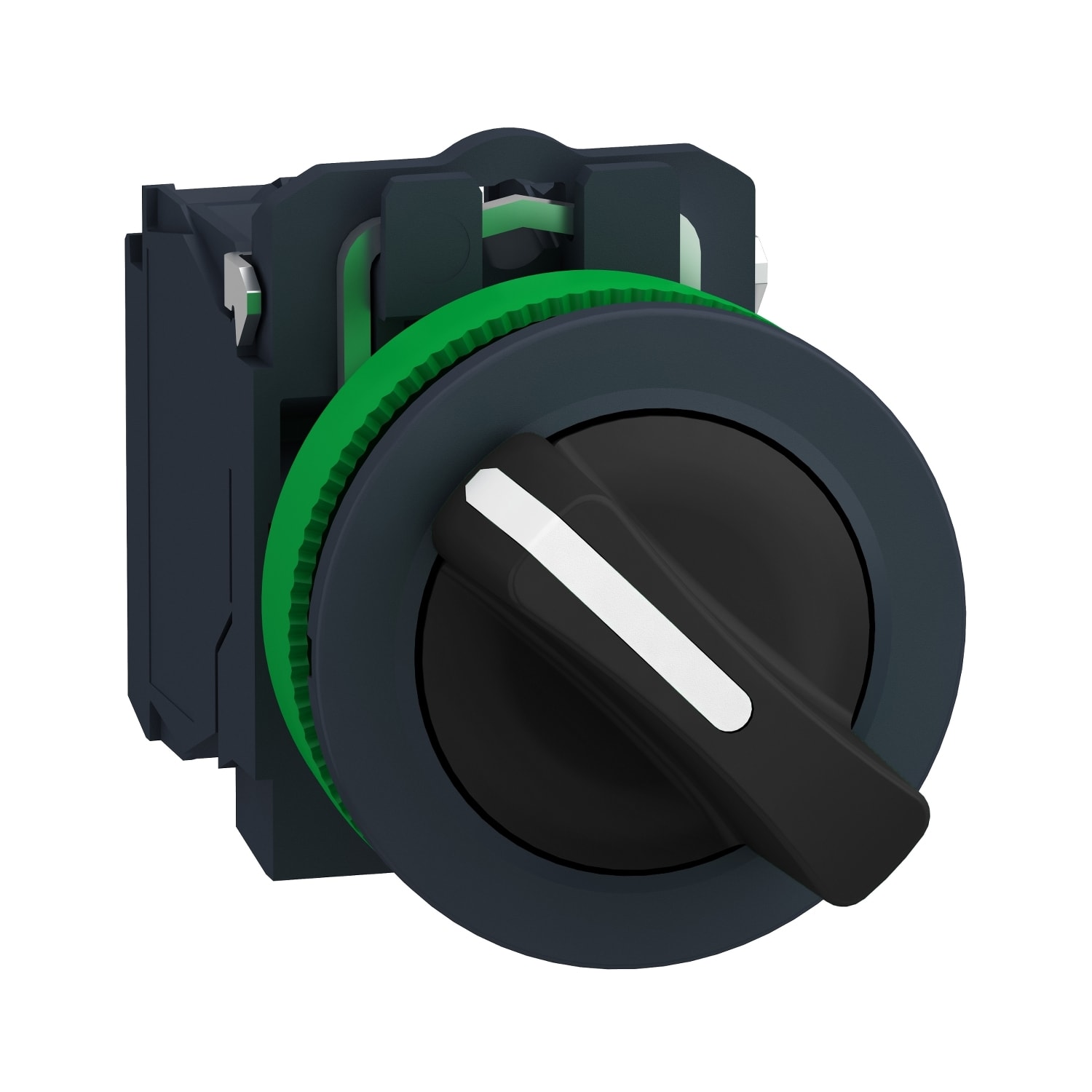 SCHNEIDER ELECTRIC - SNRXB5FD21 Harmony XB5, selettore a leva 2 posizioni fisse filopannello Ø30, in plastica, 1NO