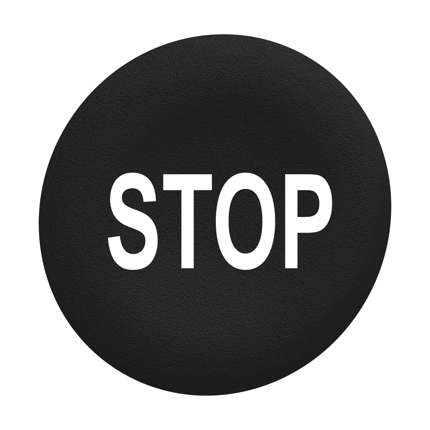 SCHNEIDER ELECTRIC - SNRZBAF234 Capsula nera "STOP" per testa pulsante filopannello Ø30