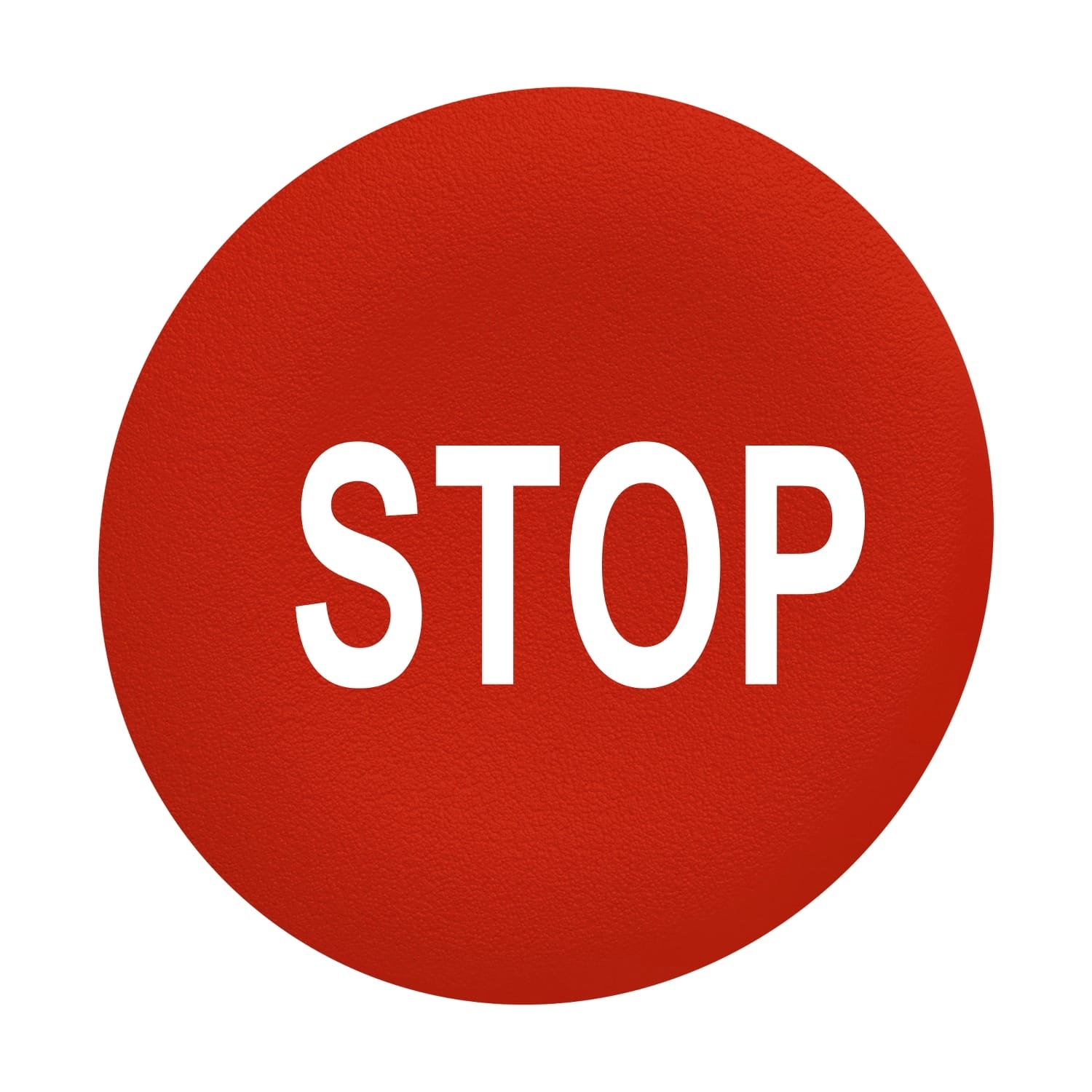SCHNEIDER ELECTRIC - SNRZBAF434 Capsula rossa "STOP" per testa pulsante filopannello Ø30