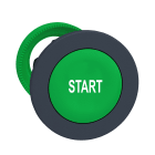 SCHNEIDER ELECTRIC - SNRZB5FA333 Harmony XB5, testa pulsante verde filopannello Ø30, in plastica, ad impulso, con marcatura "START"