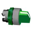 SCHNEIDER ELECTRIC - SNRZB5AD203C0 Testa selettore a leva verde 2 pos. grigio