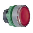 SCHNEIDER ELECTRIC - SNRZB5AH043C0 Testa pulsante luminoso rosso ghiera grigia- per LED universale- Ø22