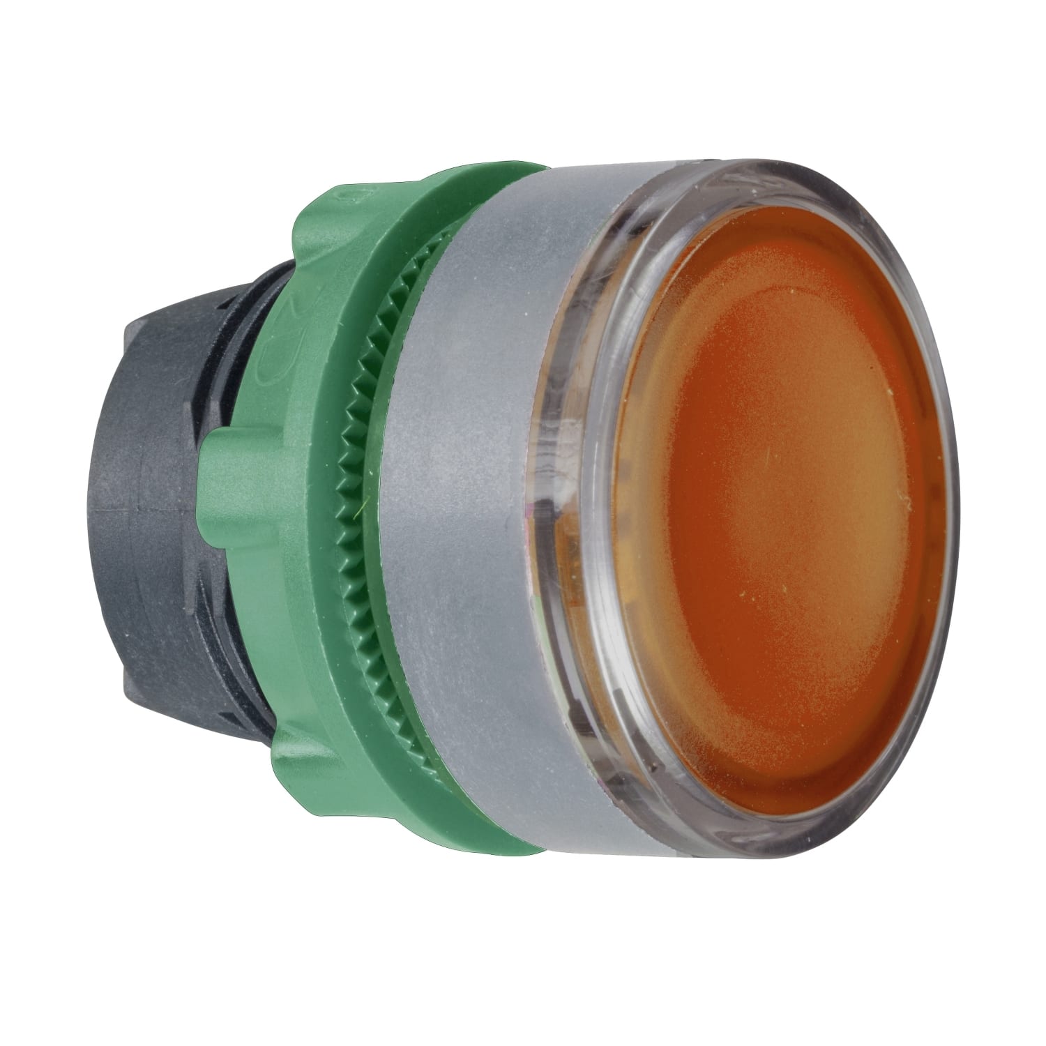 SCHNEIDER ELECTRIC - SNRZB5AH053C0 TESTA PULSANTE LUM.ARANCIO GHIERA GRIGIA