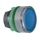 SCHNEIDER ELECTRIC - SNRZB5AH063C0 TESTA PULS.LUMINOSO BLU GHIERA GRIGIA