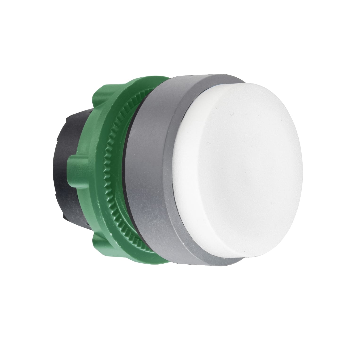 SCHNEIDER ELECTRIC - SNRZB5AH1C0 TESTA PULSANTE BIANCO GHIERA GRIGIA