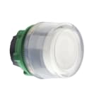 SCHNEIDER ELECTRIC - SNRZB5APA1C0 Testa pulsante bianco con cappuccio grigio