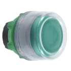 SCHNEIDER ELECTRIC - SNRZB5APA3C0 TESTA PULS. VERDE CON CAPPUCCIO GRIGIO