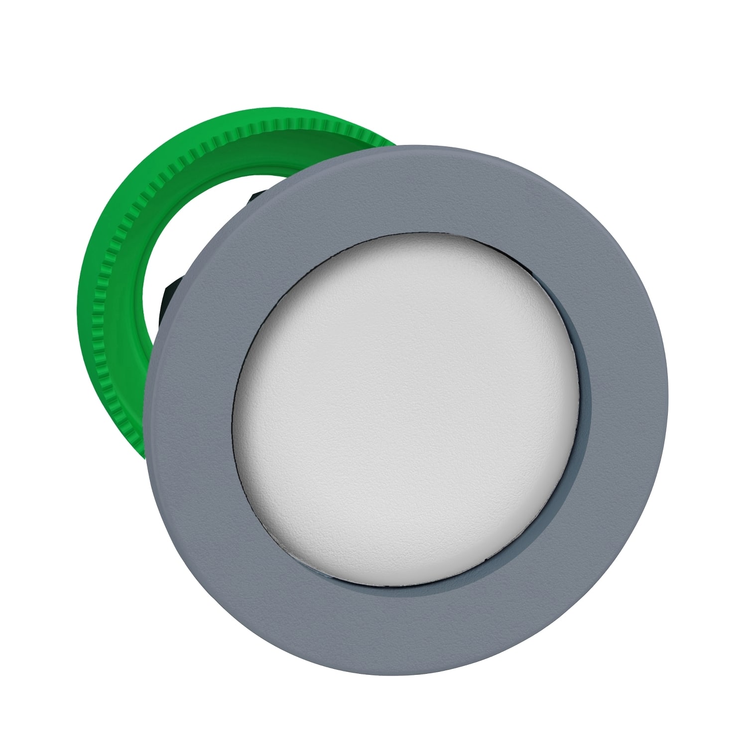 SCHNEIDER ELECTRIC - SNRZB5FA16C0 Testa puls. bianco a filo ghiera grigia