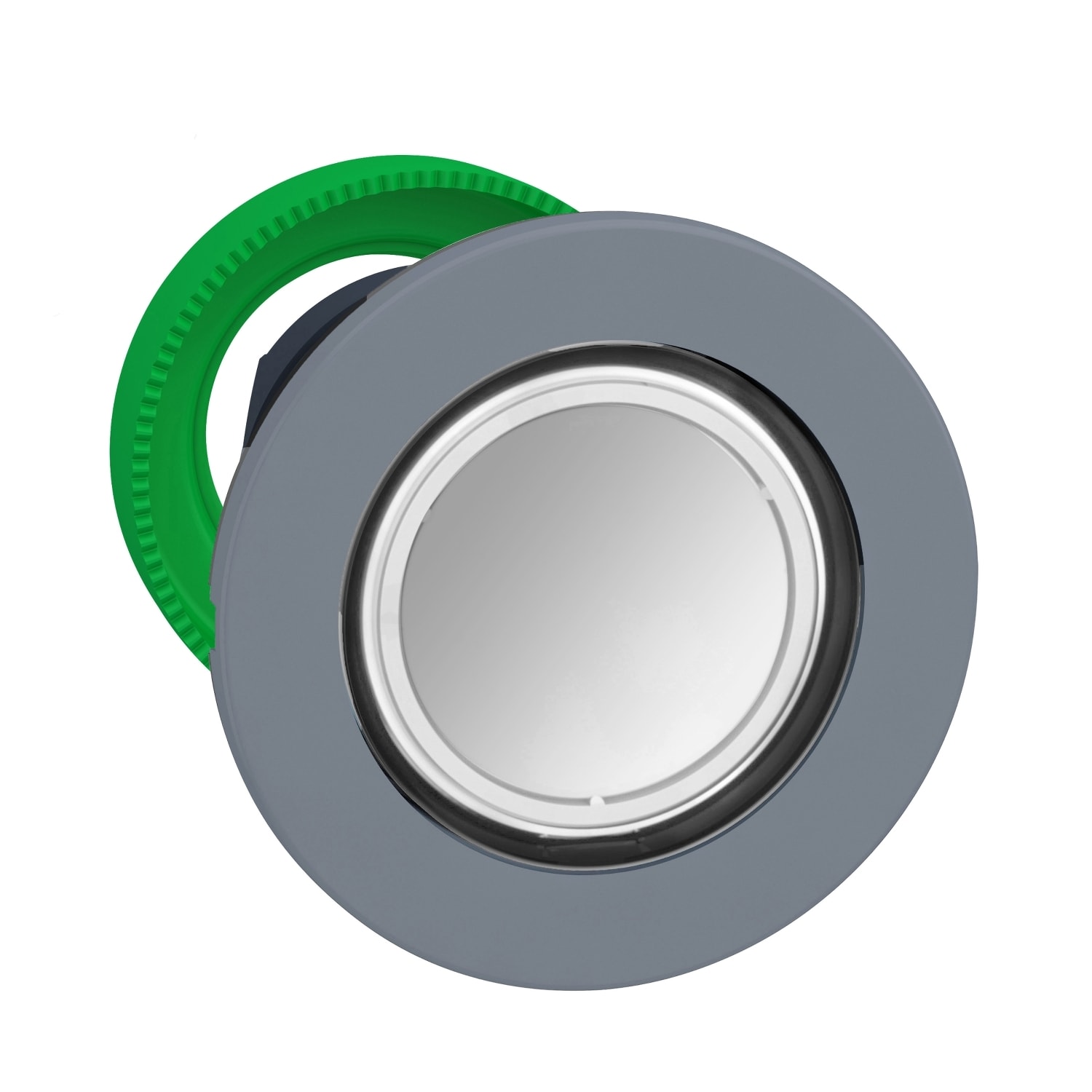 SCHNEIDER ELECTRIC - SNRZB5FW313C0 TESTA PULS.LUM. BIANCO A FILO GRIGIO