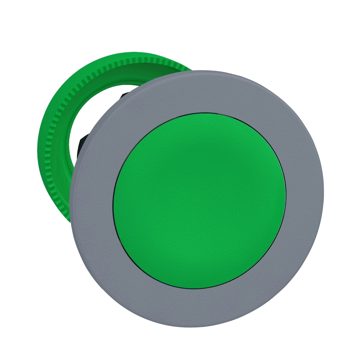 SCHNEIDER ELECTRIC - SNRZB5FA3C0 TESTA PULS. VERDE A FILO GHIERA GRIGIA