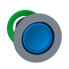 SCHNEIDER ELECTRIC - SNRZB5FW363C0 Testa pulsante luminoso blu filopannello ghiera grigia- per LED universale- Ø30