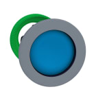 SCHNEIDER ELECTRIC - SNRZB5FA6C0 Testa pulsante blu a filo ghiera grigia