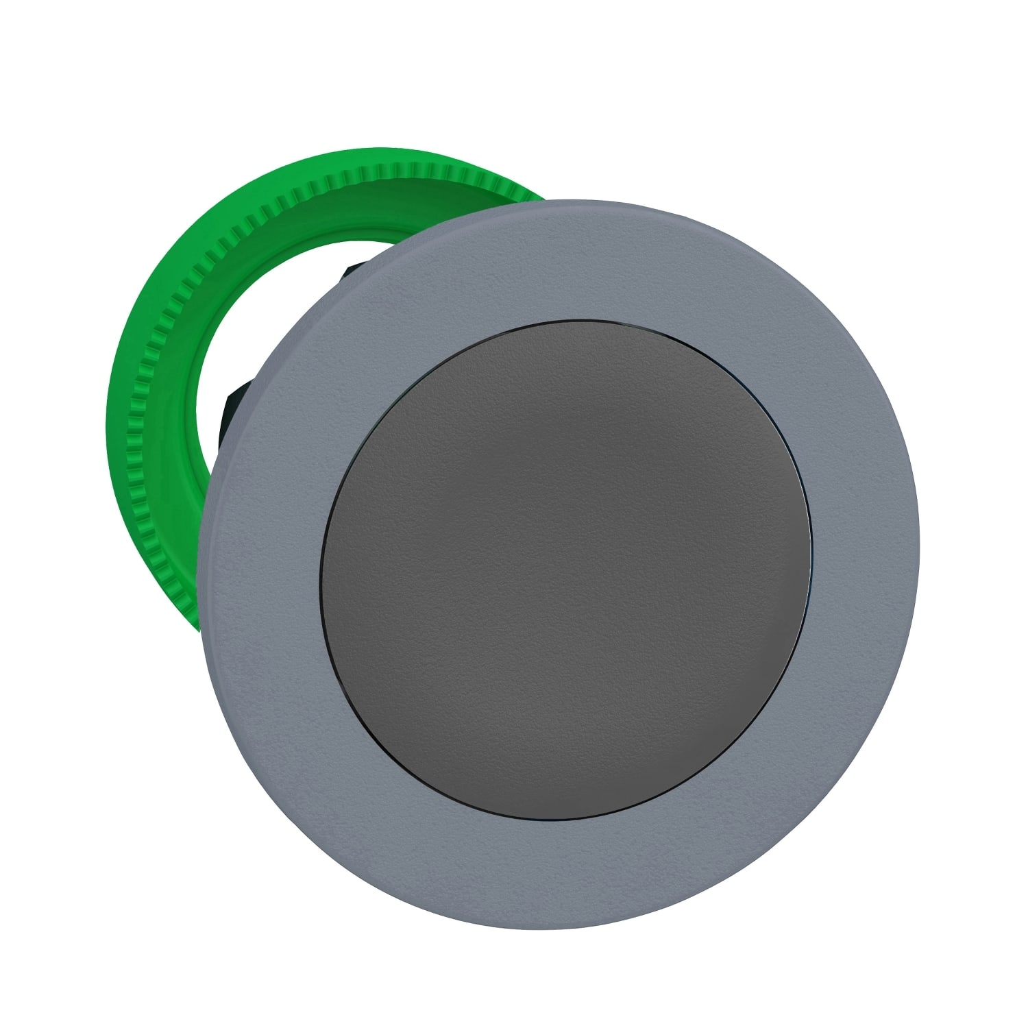 SCHNEIDER ELECTRIC - SNRZB5FA8C0 TESTA PULS. GRIGIO A FILO GHIERA GRIGIA