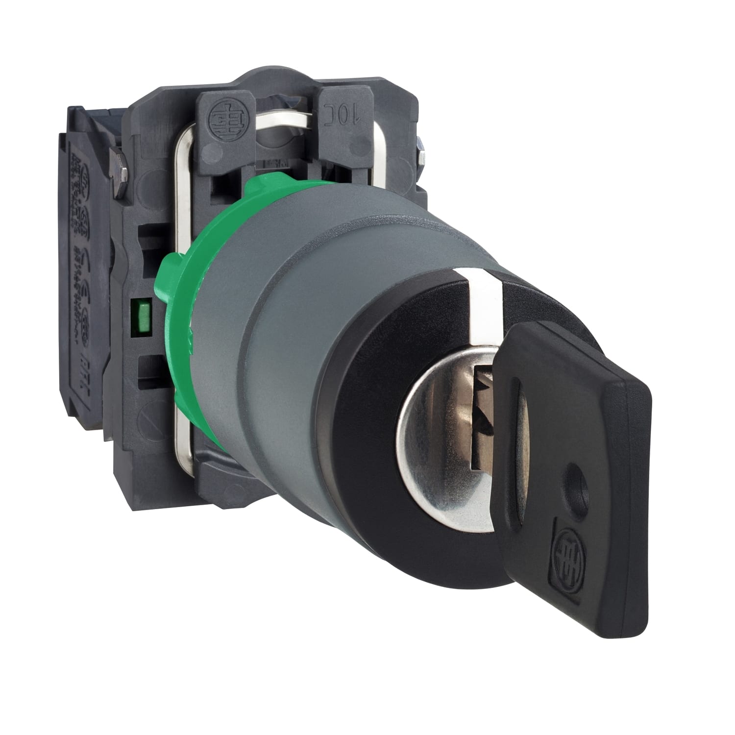 SCHNEIDER ELECTRIC - SNRXB5AG03C0 Selett. a chiave 3pos. 2NO ghiera grigia