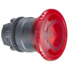 SCHNEIDER ELECTRIC - SNRZB5AW743 Testa pulsante a fungo Ø40 - sgancio a rotazione Ø22 - rosso- per LED universale