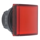 SCHNEIDER ELECTRIC - SNRZB5CV043 Testa lampada spia Ø22 - quadrata - 5 colori - gemma liscia rossa- per LED universale