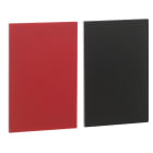 SCHNEIDER ELECTRIC - SNRZBY5101 Etichetta neutra18 x 27mm - porta Etichetta 30 x 50mm -nera + rossa - s/marc.