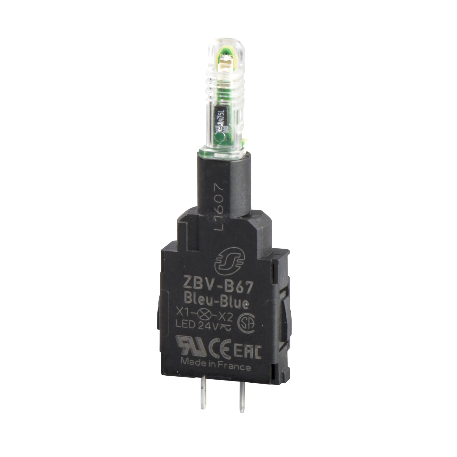 SCHNEIDER ELECTRIC - SNRZBVB37 Elemento luminoso- Ø22 - LED integrato verde - 24 V