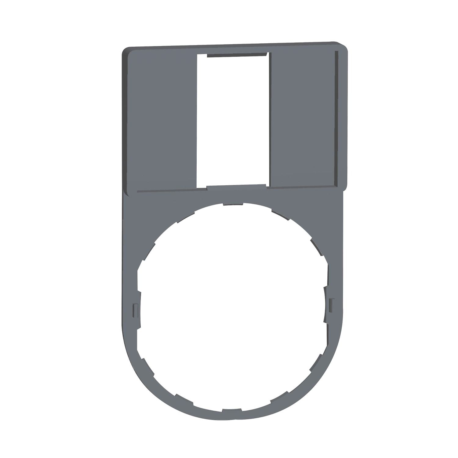 SCHNEIDER ELECTRIC - SNRZBZ33C0 PORTAETICHETTA GRIGIA
