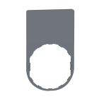 SCHNEIDER ELECTRIC - SNRZBYP6101C0 PORTA ETICHETTA+ETICHETTA