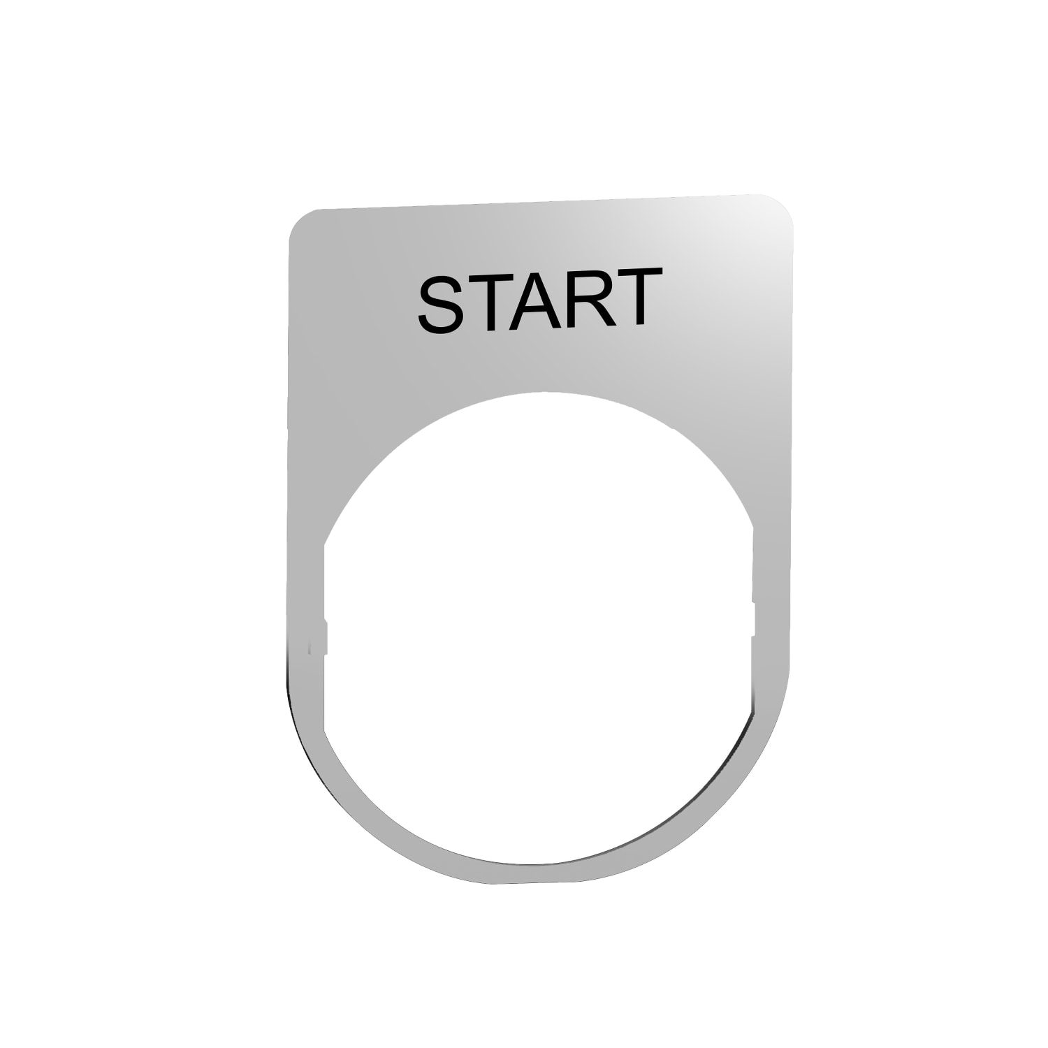 SCHNEIDER ELECTRIC - SNRZBYM2303 PORTA ETICHETTA+ETICHETTA START