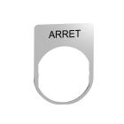 SCHNEIDER ELECTRIC - SNRZBYM2104 PORTA ETICHETTA+ETICHETTA ARRET