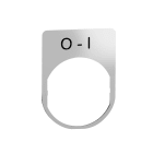 SCHNEIDER ELECTRIC - SNRZBYM2178 PORTA ETICHETTA+ETICHETTA O-I