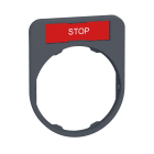 SCHNEIDER ELECTRIC - SNRZBYF2304C0 PORTA ETICHETTA+ETICHETTA STOP
