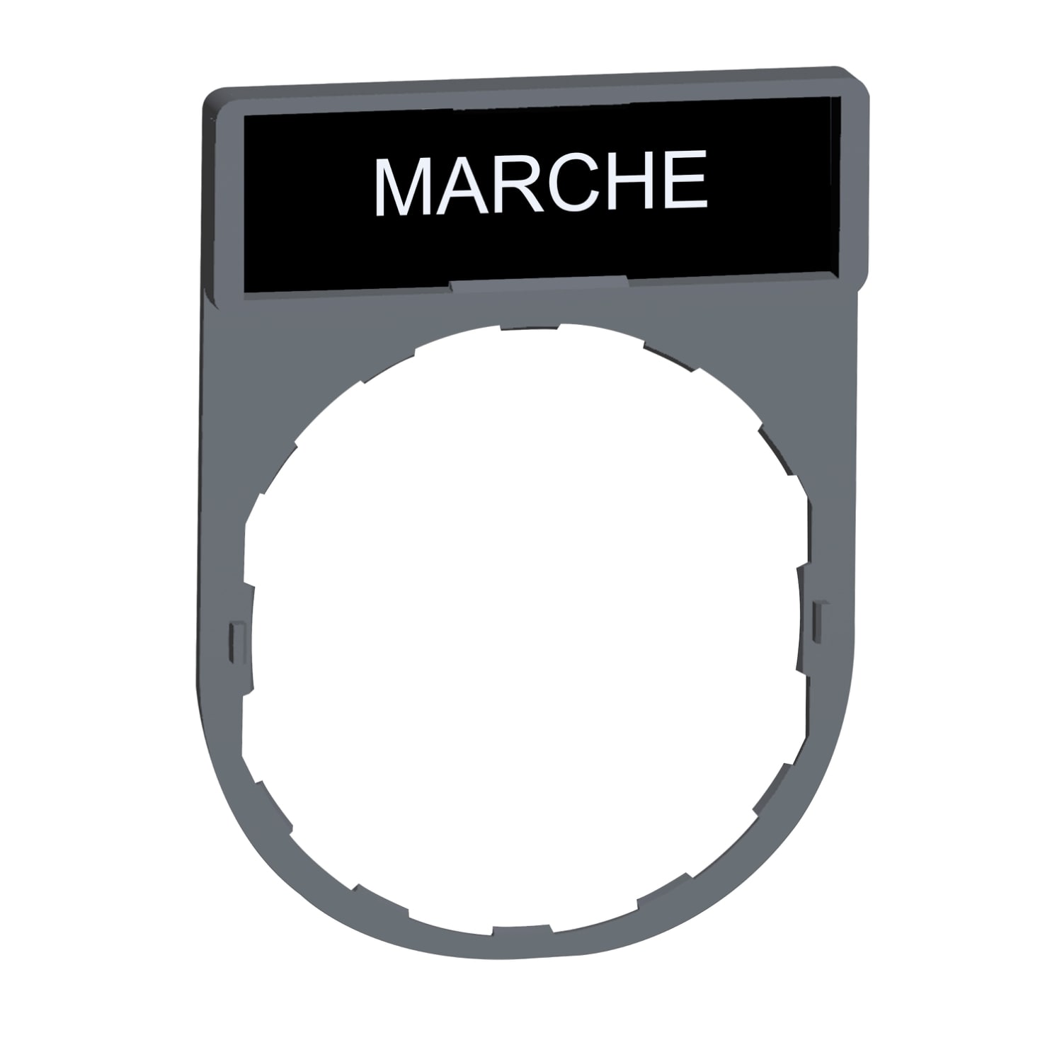 SCHNEIDER ELECTRIC - SNRZBY2103C0 PORTA ETICHETTA+ETICHETTA MARCHE