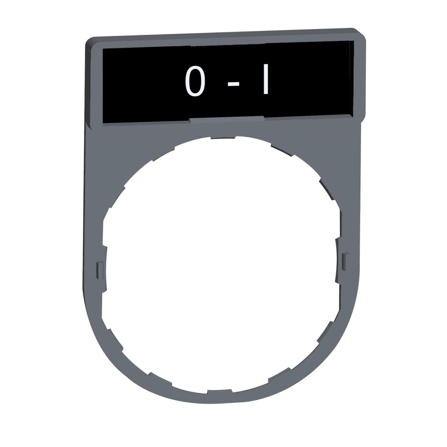 SCHNEIDER ELECTRIC - SNRZBY2178C0 Porta etichetta+etichetta 'O-I'